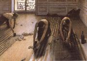 Gustave Caillebotte The Floor Strippers Spain oil painting artist